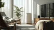 © Kamonthip - Serene Living Room with Air Purifier