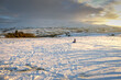 © Chris - A child sleds in the snow during winter in the hills