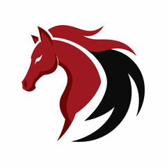 Wall Mural - horse logo