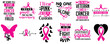 © David - Vibrant World Cancer Day Inscriptions, Typography Bundle Vector Illustration for Advertising, Vouchers, Decal