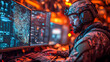 © wannapong - Strategic Command Center with Electronic Warfare Specialists in Action