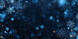 © Nokhoog - Sparkling Blue Winter Background with Snowflakes