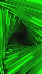 Wall Mural - movement in 3d tunnel with triangular lines. design. 3d tunnel with geometric triangular turn. movem