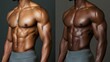 © Darya - This visual highlights the significant change in muscular definition and tone of a person's arms before and after a dedicated workout program, emphasizing fitness progression