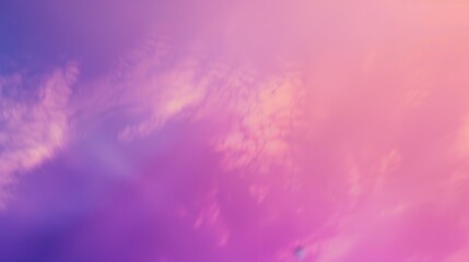 Poster - A gentle gradient of pastel purple and pink merging together, evoking calmness and serenity reminiscent of a sunset sky.