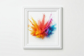 Sticker - Colorful Explosion in Frame.