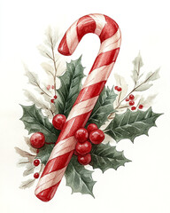 Wall Mural - christmas candy cane