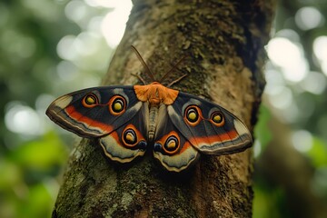 Canvas Print - butterfly on a tree