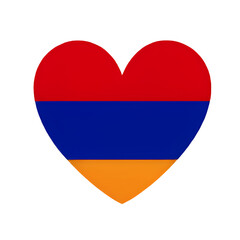 Heart of a flag Armenian