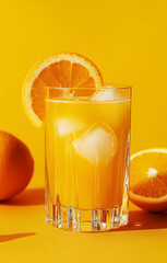 Poster - Glass of orange juice