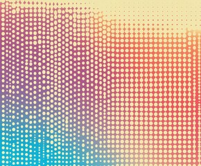 Vibrant gradient dots pattern creating dynamic visual texture