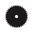 © KR Studio - industrial saw, circular saw - vector icon