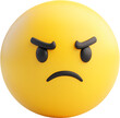 © Ion - 3D icon of sad emoji clip art