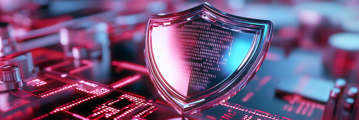 super wide cyber security business banner
