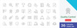 © PARVEZ - Quality Control editable line stroke icon style. containing testing, verification, validation, process control, quality management, defect detection and more icon collection