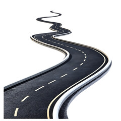 Winding Road Stock Image, Curved Road Stock Image, Highway Illustration Stock Image, S Shaped Road Picture, Wavy Road Image