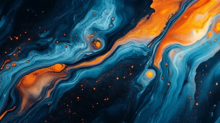 Canvas Print - Abstract Liquid Art