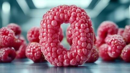 Poster - Raspberry Zero Shaped Unique Edible Art