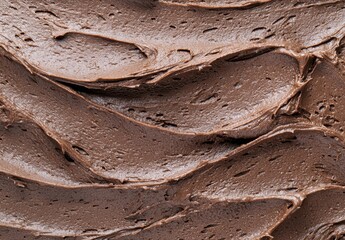 Poster - Smooth chocolate texture background