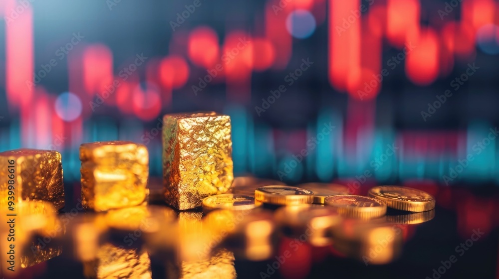 Analytical Graph Depicting the Inverse Relationship Between Gold Prices ...