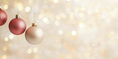 Canvas Print - Vibrant festive ornaments shining against a luxurious golden backdrop showcasing holiday spirit