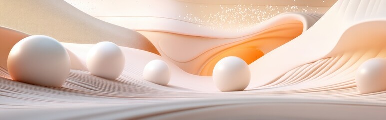 Aufkleber - Elegant and abstract design in 3D cartoon rendering