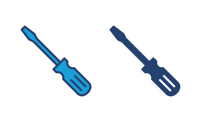 Wall Mural - Screwdriver icon vector. tools icon vector