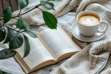 Canvas Print - Cozy Reading Corner