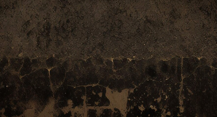 Wall Mural - gold black paint wall texture. black and gold, abstract grunge background. Abstract artistic background. Black and gold painting background. black and gold grunge.	