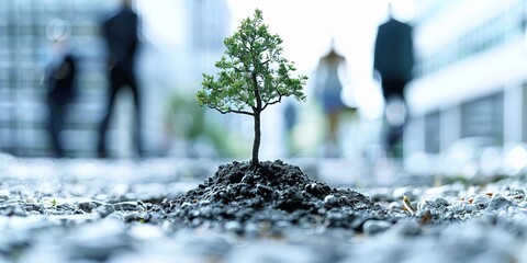 Poster - tree in the rain