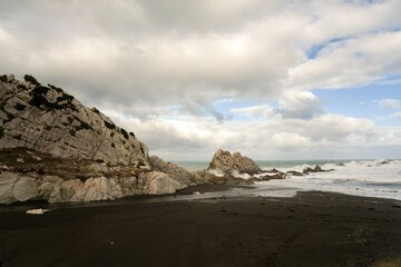 Waves Crashing at the white rock