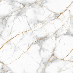 Wall Mural - white marble background with golden line, pattern for seamless