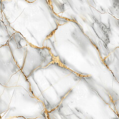 Wall Mural - white marble background with golden line, pattern for seamless