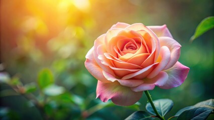 Beautiful close-up of a blooming serene rose, serene, rose, bloom, flower, petals, natural, beauty, delicate, close-up, macro