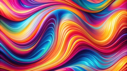 Psychedelic wavy abstract background with fluid texture and vibrant retro colors, psychedelic, wavy, abstract, background, fluid