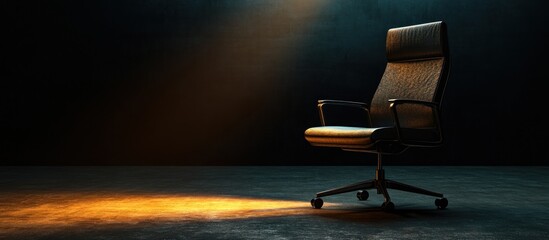 Sticker - Office Chair In Spotlight