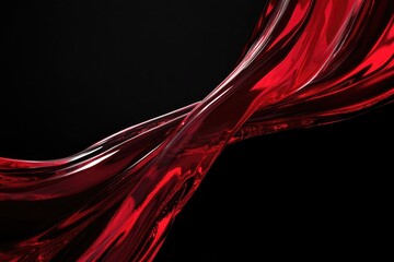 Wall Mural - Pour red wine on black background. Background for presentation, brochure, booklet, poster, banner. Generative ai