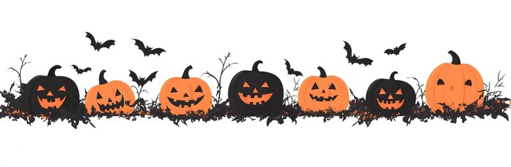 Halloween pumpkin background