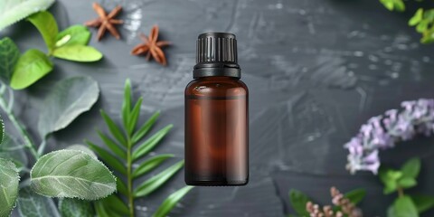 Poster - essential oil and rosemary