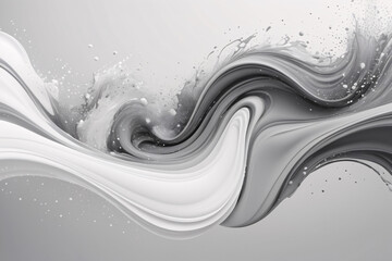 Wall Mural - abstract background with waves