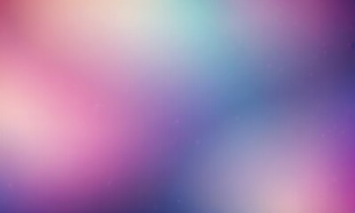 Wall Mural - an abstract background with a bokeh effect featuring a gradient of cool to warm colors, such as blues transitioning to purples and pinks.