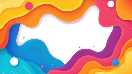 Sticker - Bright and vibrant gradient background, perfect for modern designs, adding a fresh and playful touch to any project.