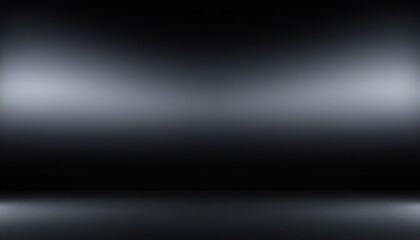 Wall Mural - blur dark grey and black gradient used as background studio wall for display your products plain studio backgrou 13