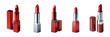 ©  Png lover - lipstick set collection on isolated transparent background