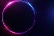 © MadMouse - Bright neon purple frame on dark background