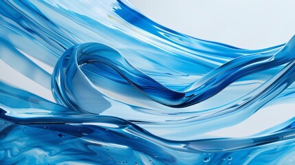 Wall Mural - vibrant liquid abstract background with flowing swirls of colorful paint, dynamic fluid art with mar