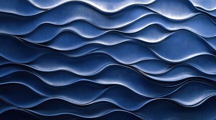 Three dimensional render of wavy pattern. waves abstract background texture