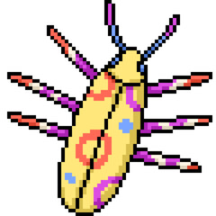 Wall Mural - pixel art of cockroach stuffed animal