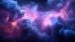 © andryan - Abstract Cosmic Landscape with Lightning and Glowing Nebulae
