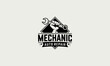 © novianti - logo design template of a mechanic auto repair vector design